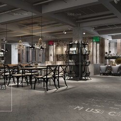 3D66 2018 Hotel & Teahouse & Cafe Industrial style H029 