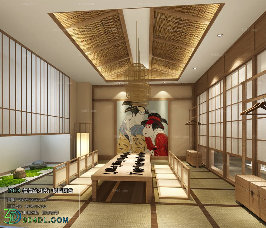 3D66 2018 Hotel & Teahouse & Cafe Japanese Style K003