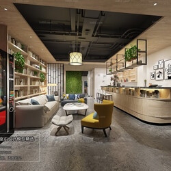 3D66 2018 Hotel & Teahouse & Cafe Nordic style M005 