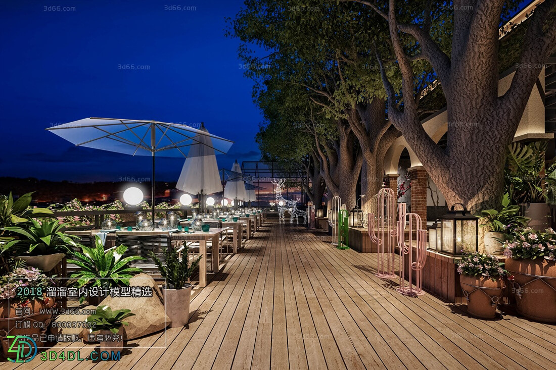 3D66 2018 Hotel & Teahouse & Cafe Southeast Asian style F006