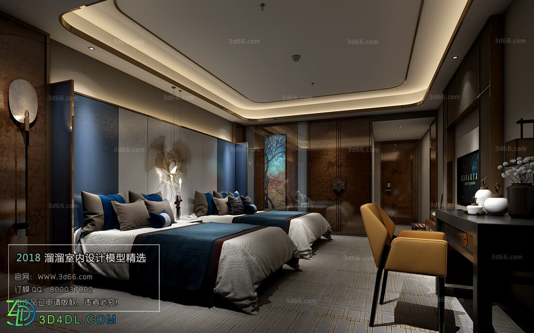 3D66 2018 Hotel Suite Chinese style C003