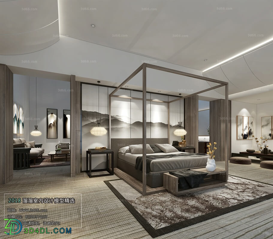 3D66 2018 Hotel Suite Chinese style C004