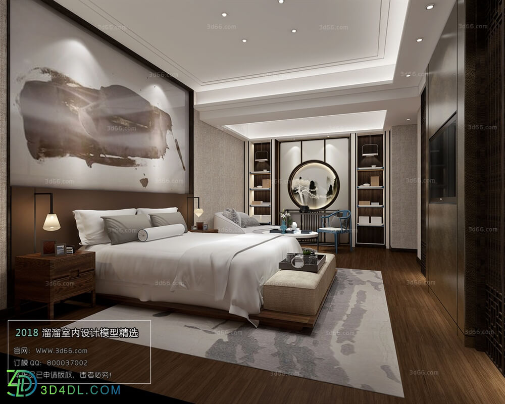 3D66 2018 Hotel Suite Chinese style C006