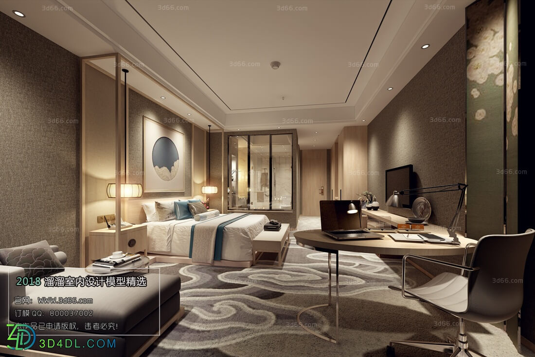3D66 2018 Hotel Suite Chinese style C009