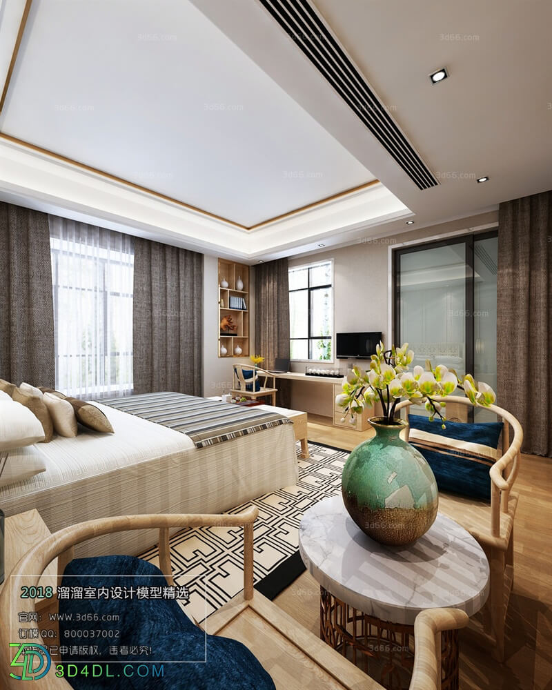 3D66 2018 Hotel Suite Chinese style C019