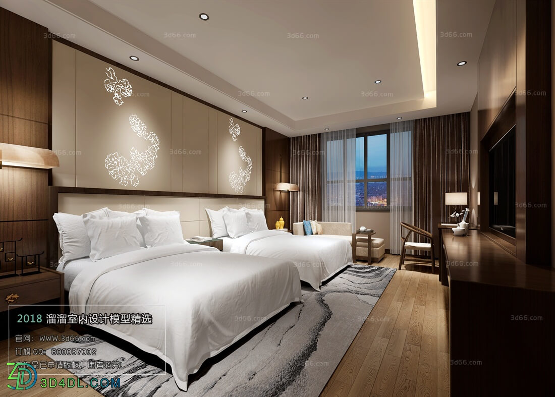 3D66 2018 Hotel Suite Chinese style C022