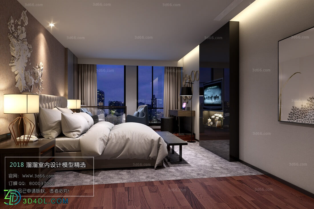 3D66 2018 Hotel Suite Modern style A004