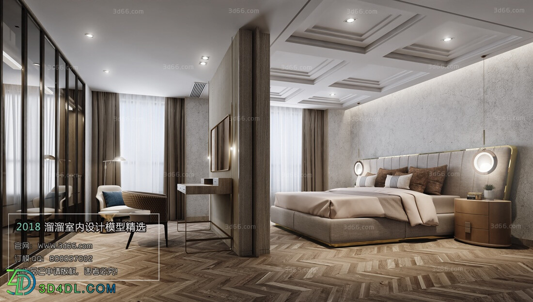 3D66 2018 Hotel Suite Postmodern style B004