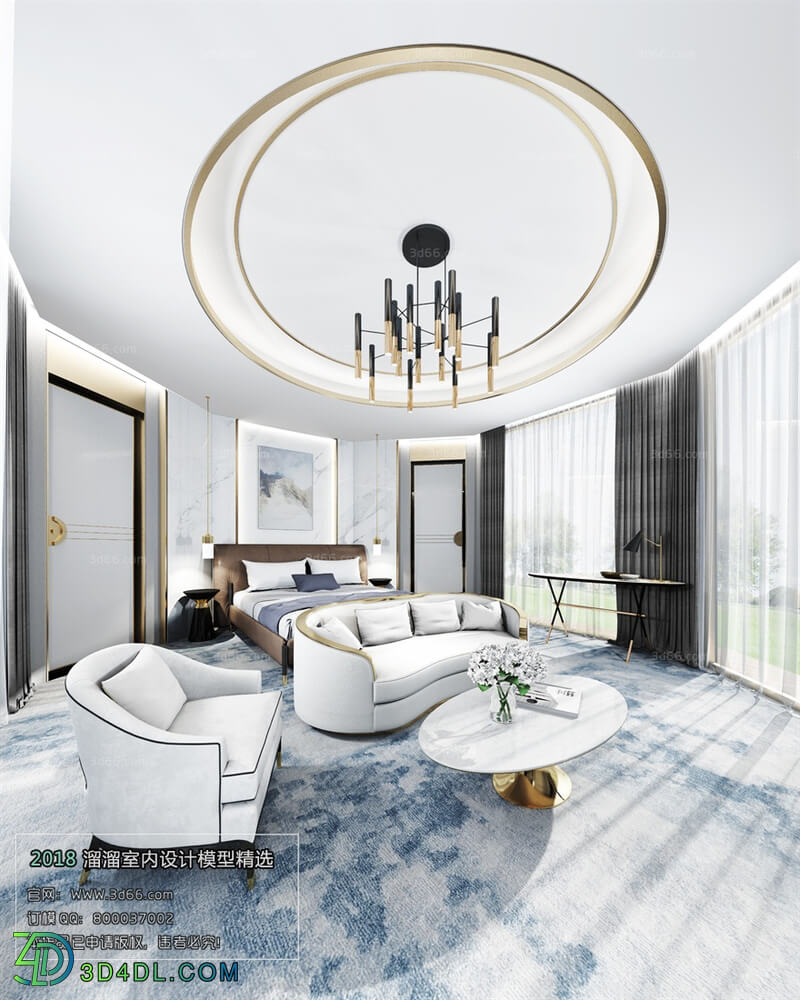 3D66 2018 Hotel Suite Postmodern style B007