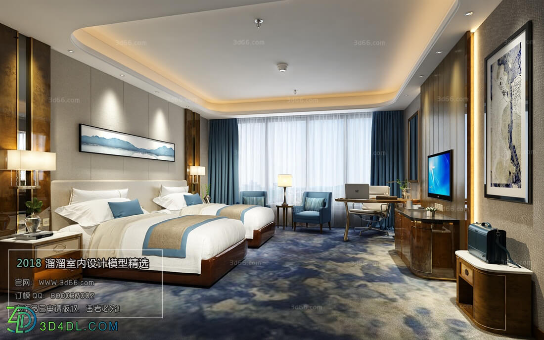 3D66 2018 Hotel Suite Postmodern style B008