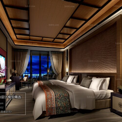 3D66 2018 Hotel Suite Tibetan style L001 