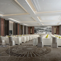 3D66 2018 Office Meeting Reception Room Chinese style C012 