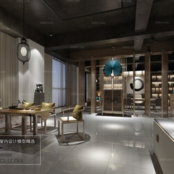 3D66 2018 Office Meeting Reception Room Chinese style C013 