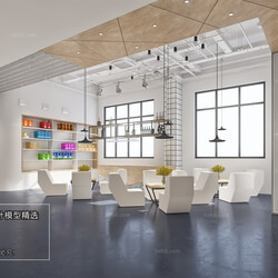 3D66 2018 Office Meeting Reception Room Industrial style H003 