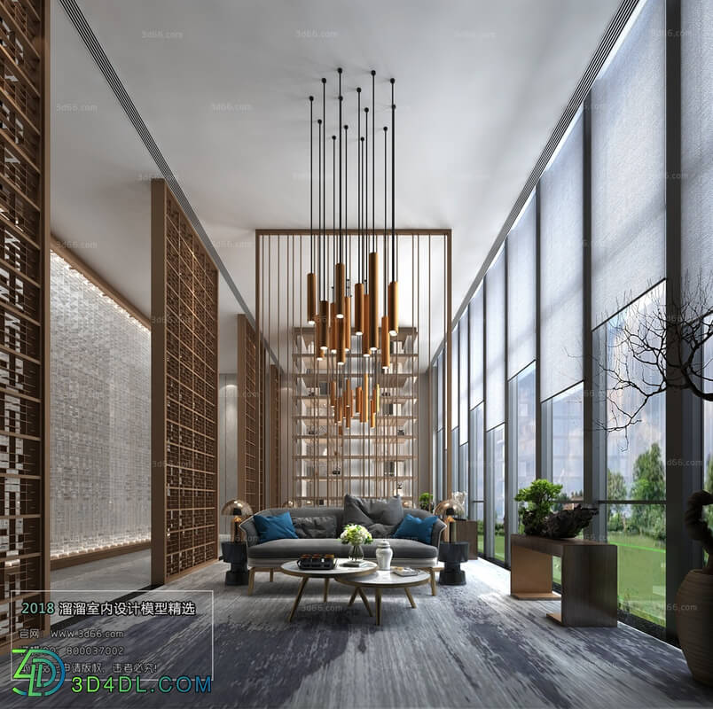 3D66 2018 Office Meeting Reception Room Mix style J003