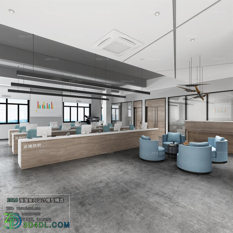 3D66 2018 Office Meeting Reception Room Modern style A002