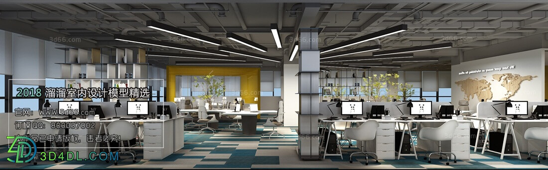 3D66 2018 Office Meeting Reception Room Modern style A003