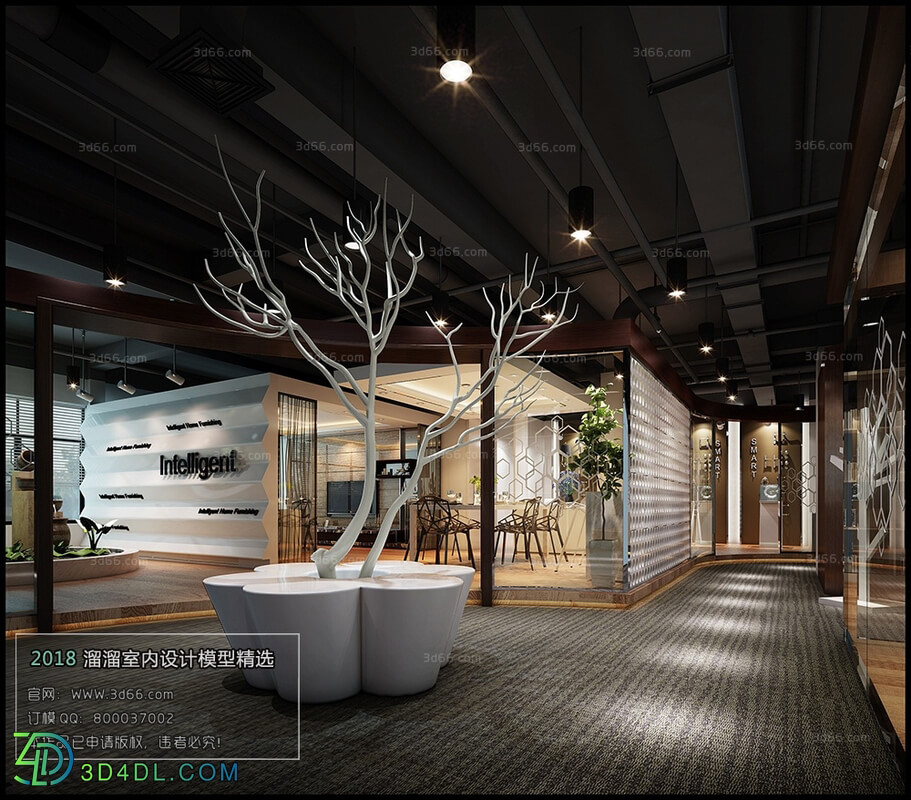 3D66 2018 Office Meeting Reception Room Modern style A005