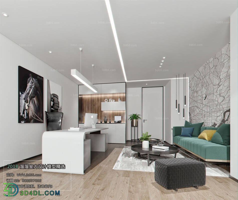 3D66 2018 Office Meeting Reception Room Modern style A014