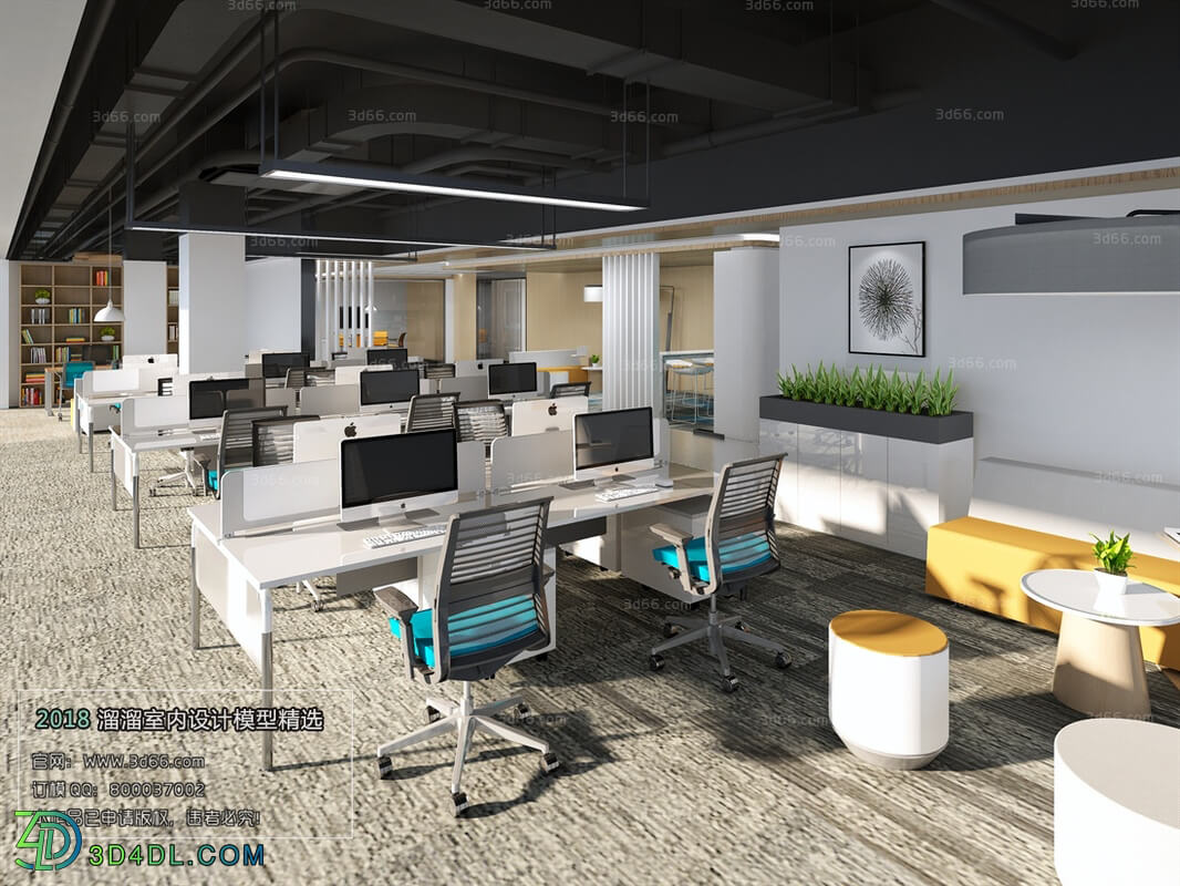 3D66 2018 Office Meeting Reception Room Modern style A018