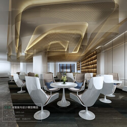 3D66 2018 Office Meeting Reception Room Modern style A023 