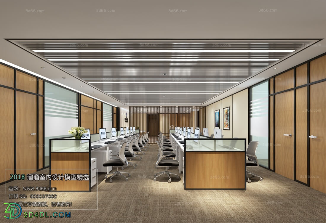 3D66 2018 Office Meeting Reception Room Modern style A028