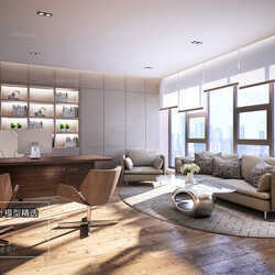 3D66 2018 Office Meeting Reception Room Modern style A029 