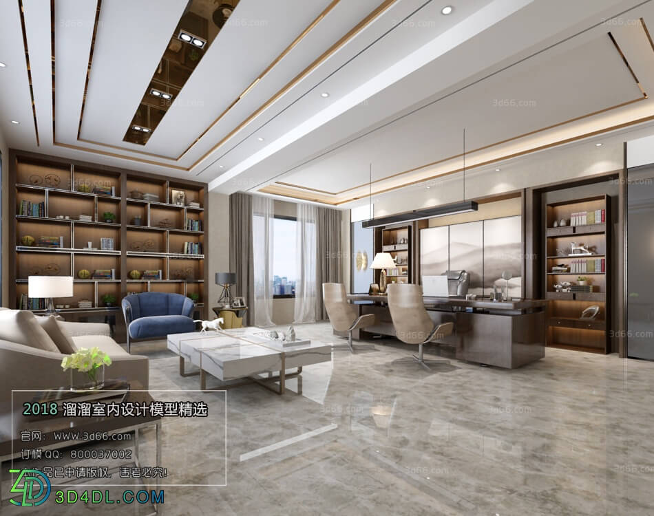 3D66 2018 Office Meeting Reception Room Modern style A031