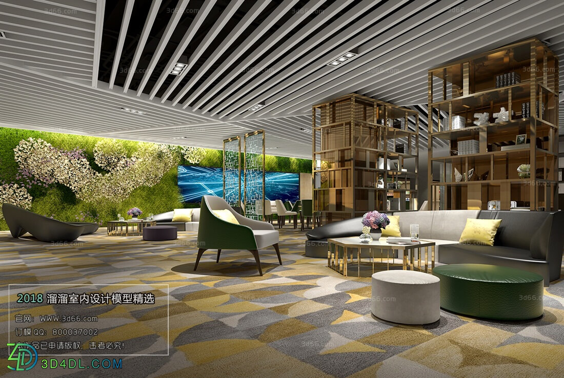 3D66 2018 Office Meeting Reception Room Modern style A032