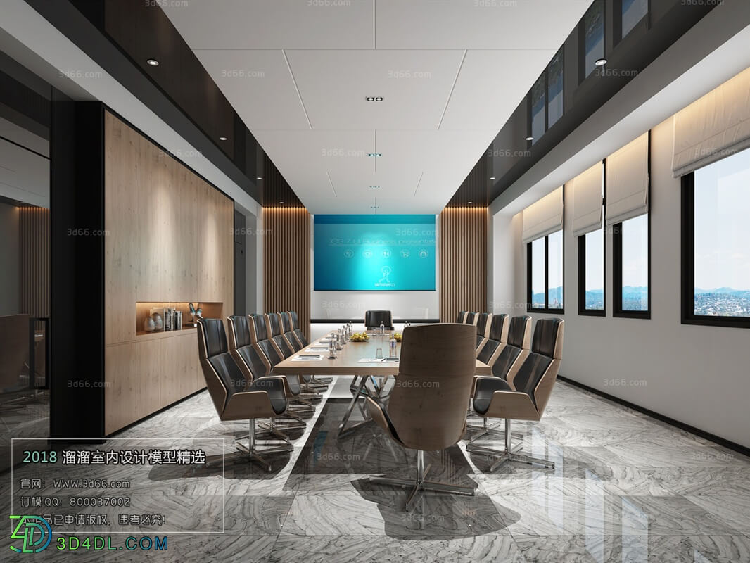 3D66 2018 Office Meeting Reception Room Modern style A034