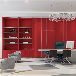 3D66 2018 Office Meeting Reception Room Modern style A038 
