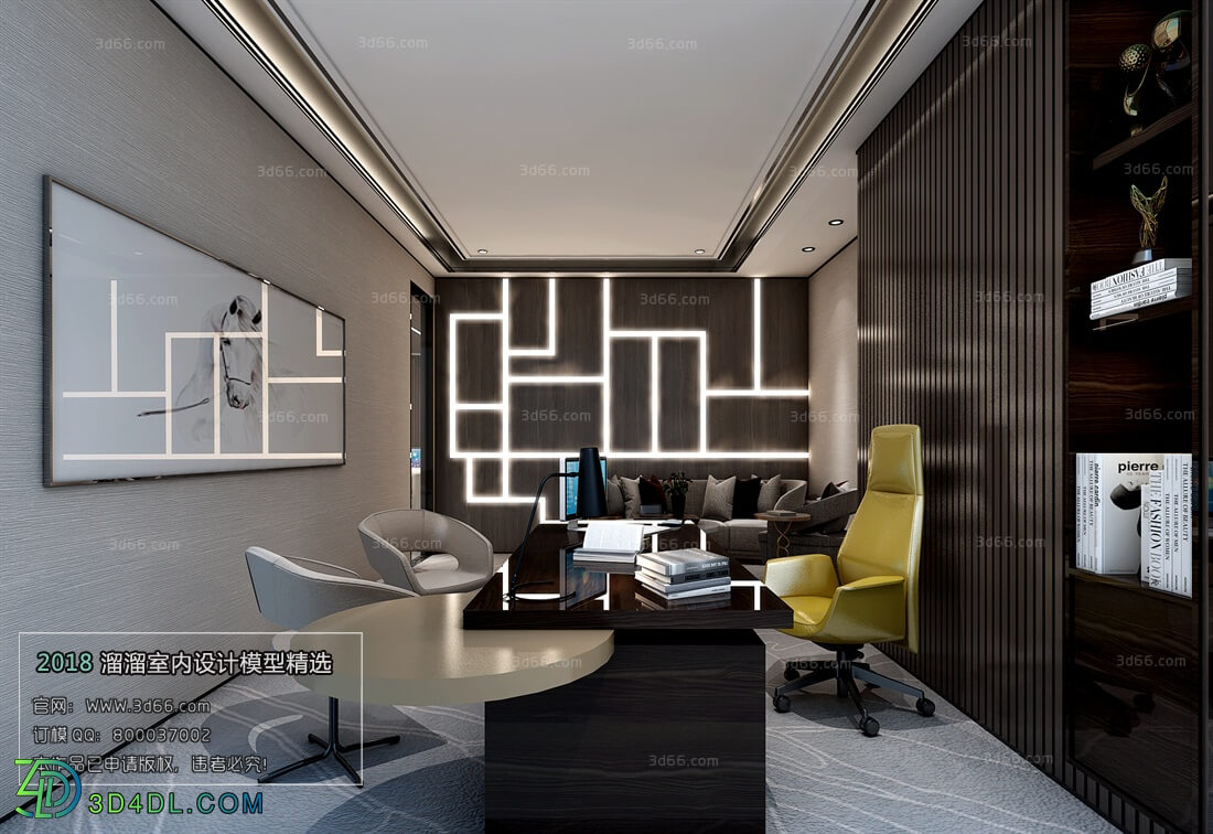 3D66 2018 Office Meeting Reception Room Modern style A042