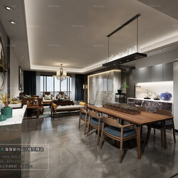 3D66 2018 Sitting room space Chinese style C049 