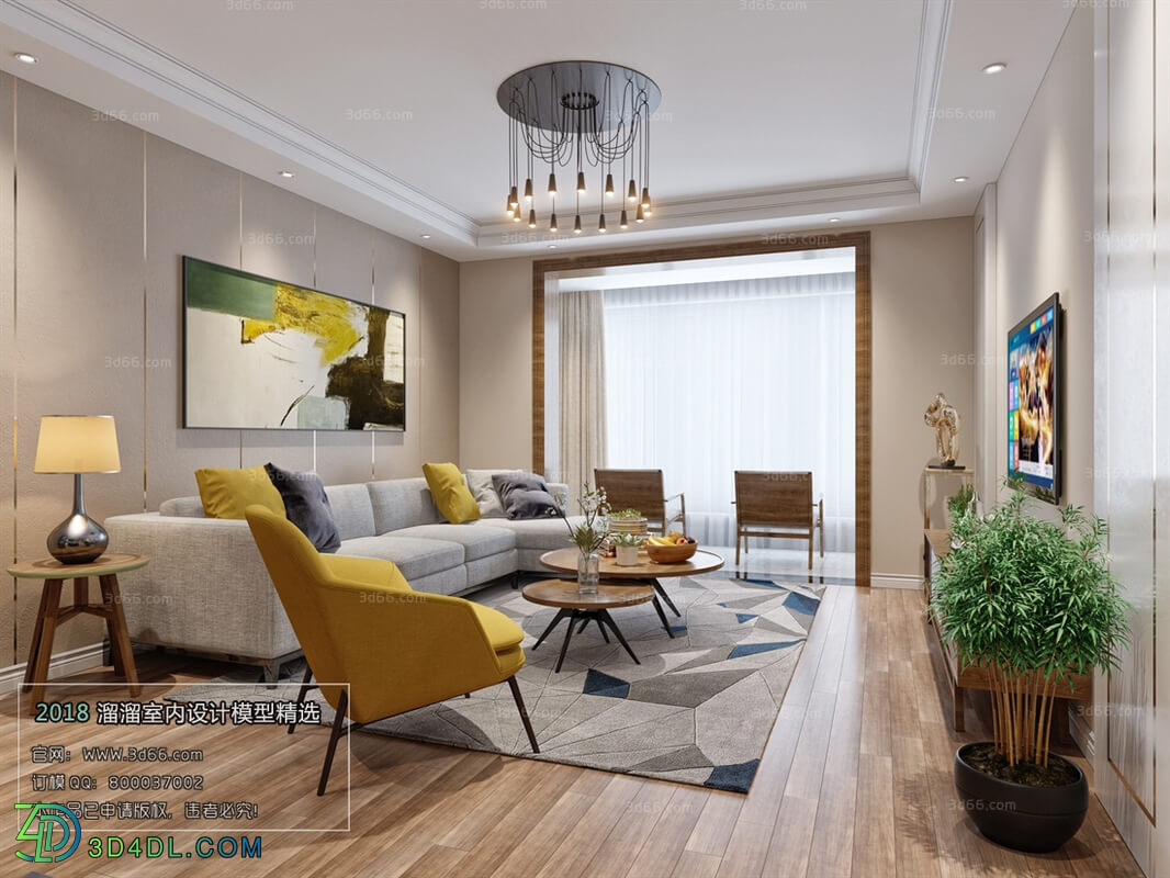 3D66 2018 Sitting room space Mix style J027