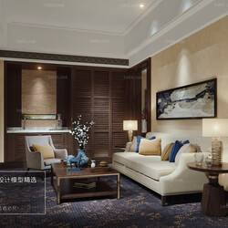 3D66 2018 Sitting room space Mix style J029 