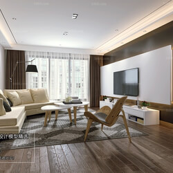 3D66 2018 Sitting room space Modern style A026 