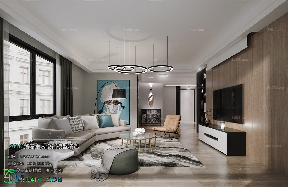 3D66 2018 Sitting room space Modern style A037