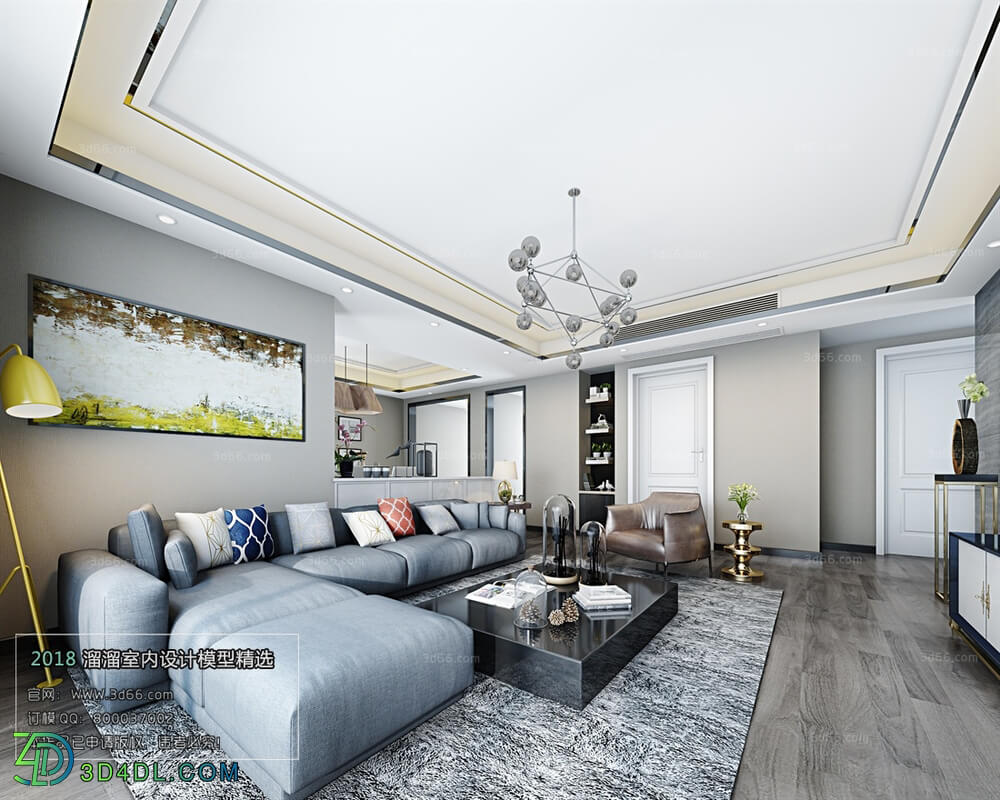 3D66 2018 Sitting room space Modern style A042