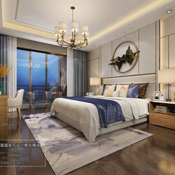 3D66 2018 bedroom Chinese style C002 