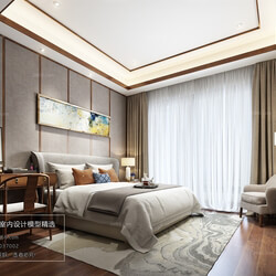 3D66 2018 bedroom Chinese style C016 