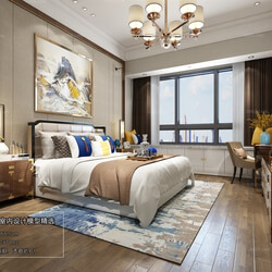 3D66 2018 bedroom Chinese style C019 