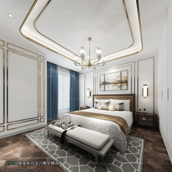 3D66 2018 bedroom Chinese style C032 