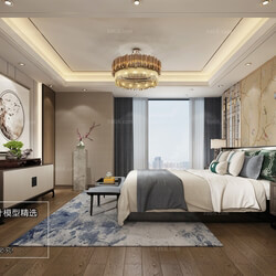 3D66 2018 bedroom Chinese style C035 