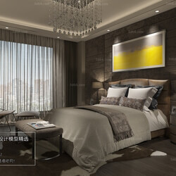 3D66 2018 bedroom Industrial style H003 