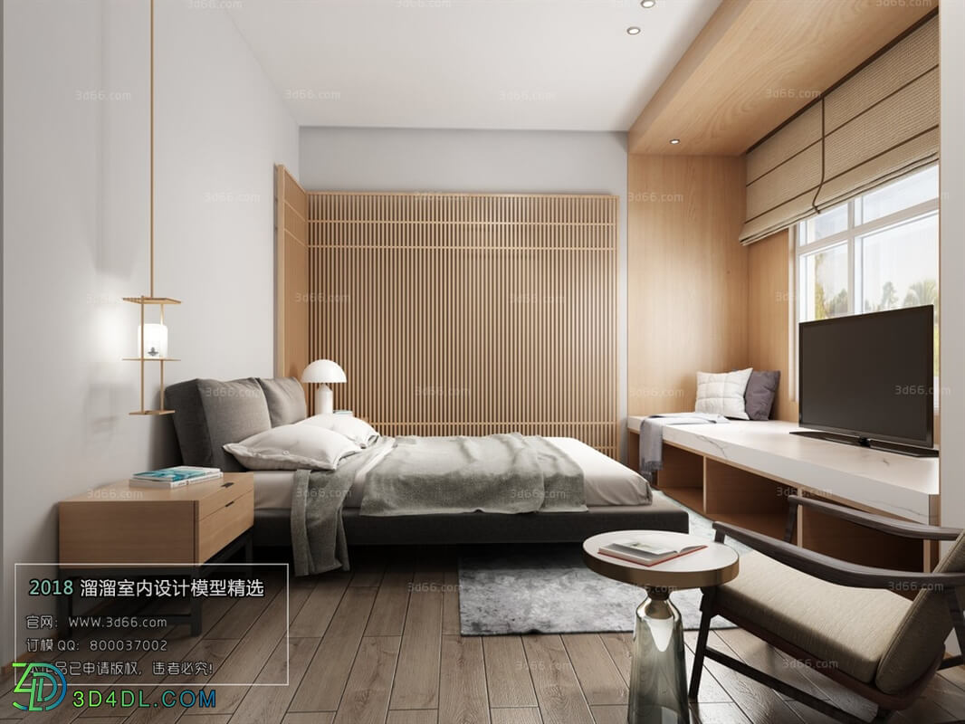 3D66 2018 bedroom Japanese Style K002