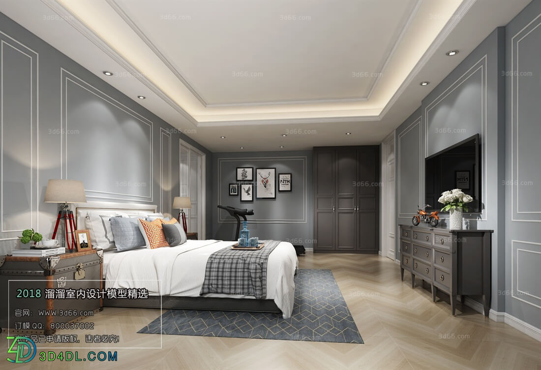 3D66 2018 bedroom Mix style J010