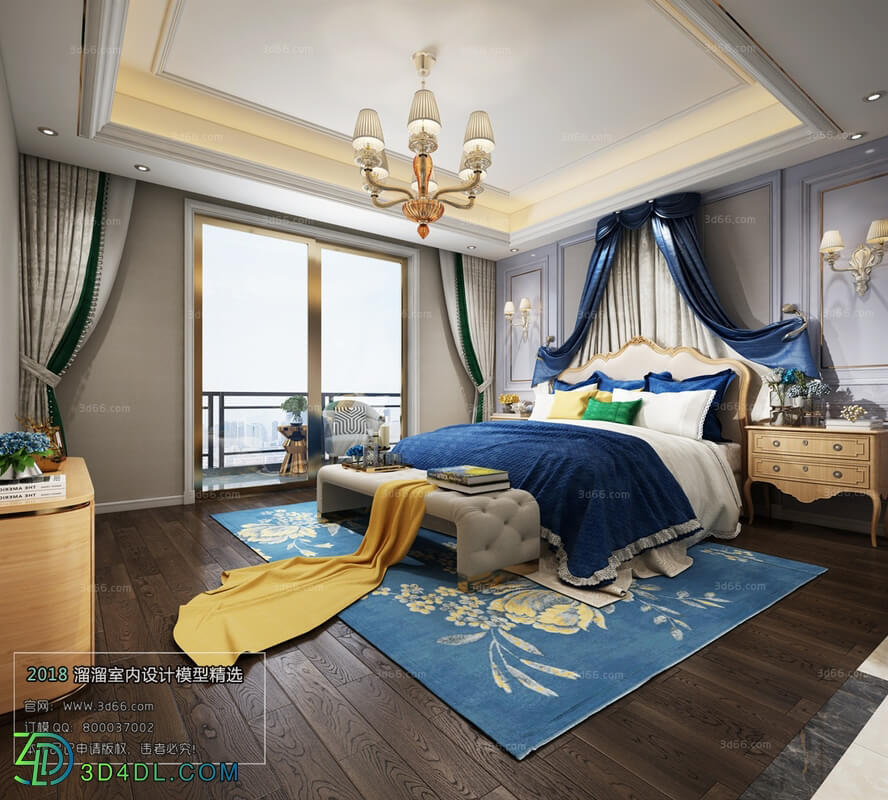 3D66 2018 bedroom Mix style J017