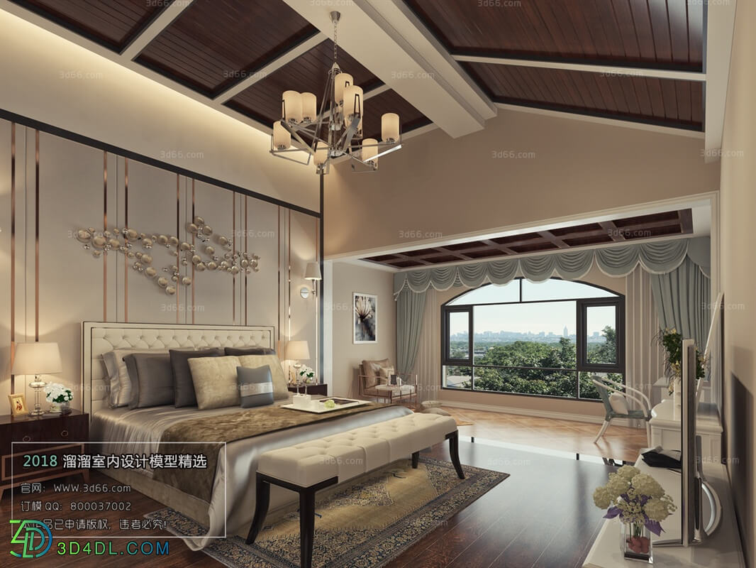 3D66 2018 bedroom Mix style J019