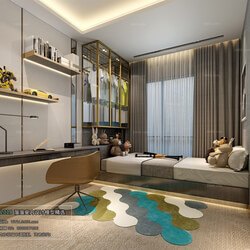 3D66 2018 bedroom Modern style A002 