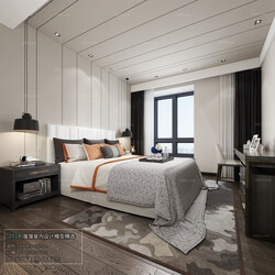 3D66 2018 bedroom Modern style A005 